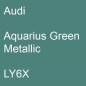 Preview: Audi, Aquarius Green Metallic, LY6X.